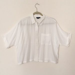 Topshop - Super soft and relaxed white shirt.